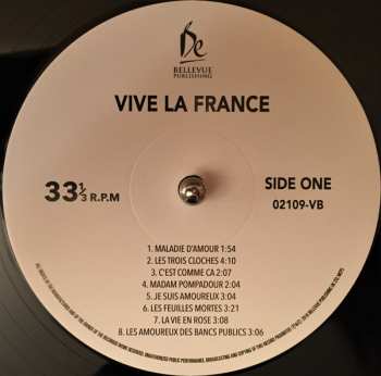 LP Various: Vive La France (Une Célébration De La France)