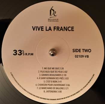 LP Various: Vive La France (Une Célébration De La France)