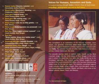CD Various: Voices For Humans, Ancestors And Gods: A Musical Journey Through India's Interior (East And North-East)