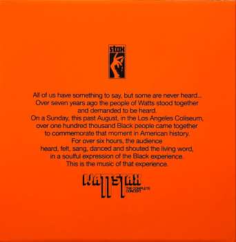 10LP/Coffret Various: Wattstax ‘72 The Complete Concert LTD