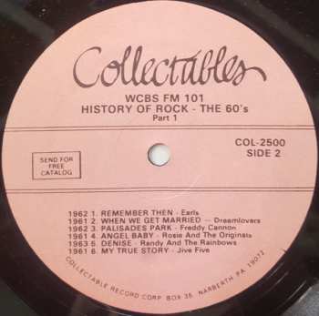 2LP Various: WCBS FM101 History Of Rock - The 60's