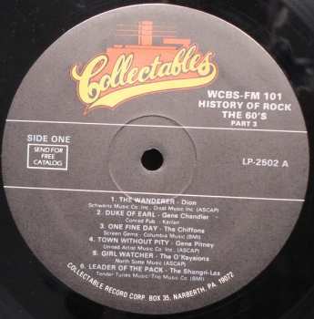 2LP Various: WCBS FM101 History Of Rock - The 60's Part 3