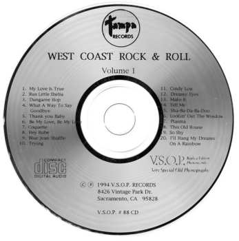CD Various: West Coast Rock And Roll, Volume 1