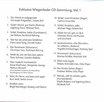 CD/Coffret Various: Wiegenlieder (Exklusive Wiegenlieder CD-Sammlung, Vol. 1)