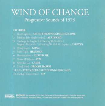 4CD/Coffret Various: Wind Of Change: Progressive Sounds Of 1973