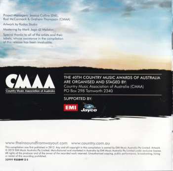 2CD/DVD Various: Winners 2012 (Featuring Finalists From The 40th Jayco Country Music Awards Of Australia)