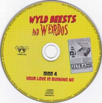 6CD/Coffret Various: Wyld Beests And Weirdos (Gods Of British 60's R&B Beat Punk)