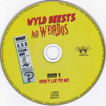 6CD/Coffret Various: Wyld Beests And Weirdos (Gods Of British 60's R&B Beat Punk)
