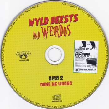 6CD/Coffret Various: Wyld Beests And Weirdos (Gods Of British 60's R&B Beat Punk)