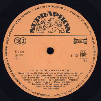 LP Various: XV. Album Supraphonu