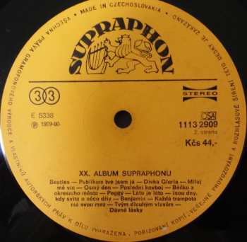 LP Various: XX. Album Supraphonu