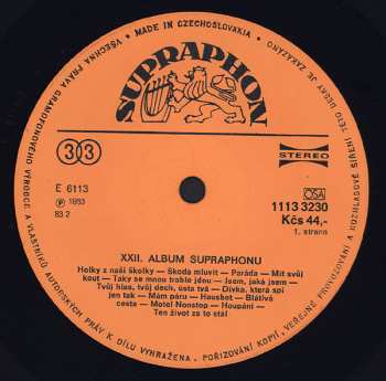 LP Various: XXII. Album Supraphonu