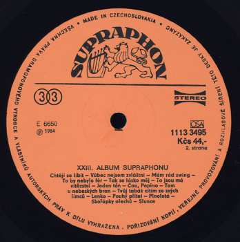 LP Various: XXIII. Album Supraphonu
