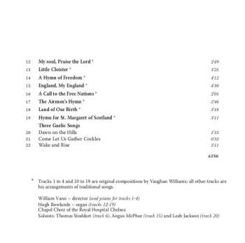 CD Ralph Vaughan Williams: Earth & Sky