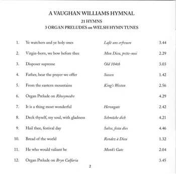 CD Ralph Vaughan Williams: A Vaughan Williams Hymnal