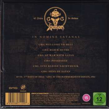 6CD/DVD/Coffret Venom: In Nomine Satanas