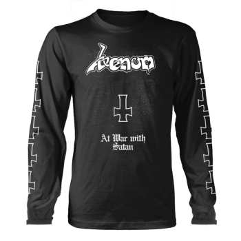 Merch Venom: T-Shirt à manches longues At War With Satan (white)