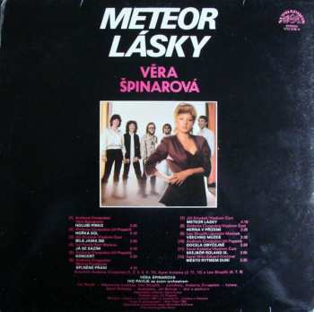 LP Věra Špinarová: Meteor Lásky