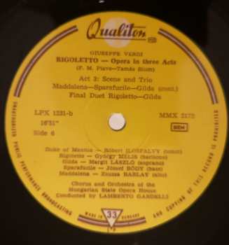3LP Giuseppe Verdi: Rigoletto