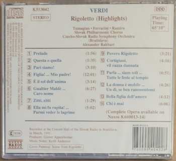 CD Giuseppe Verdi: Rigoletto (Highlights)