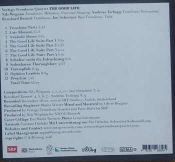 CD Vertigo Trombone Quartet: The Good Life