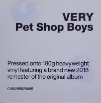 LP Pet Shop Boys: Very