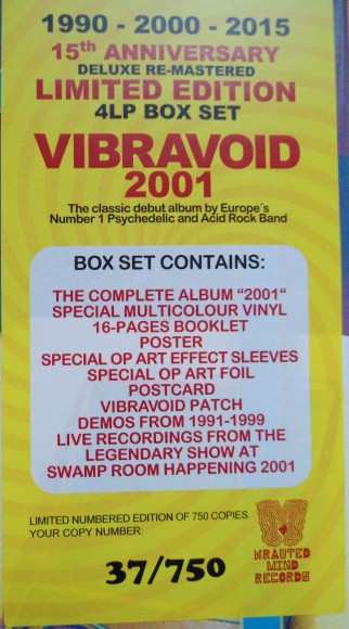 4LP/Coffret Vibravoid: 2001 - 15th Anniversary Edition LTD | NUM