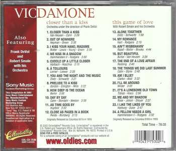CD Vic Damone: Closer Than A Kiss / This Game Of Love