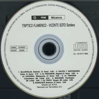 CD Vicente Soto "Sordera": Tríptico Flamenco (Cádiz)