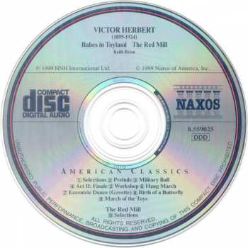 CD Victor Herbert: Babes In Toyland • The Red Mill