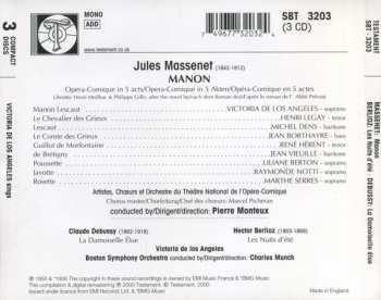 3CD Claude Debussy: Manon / La Demoiselle Élue / Les Nuits D'Été