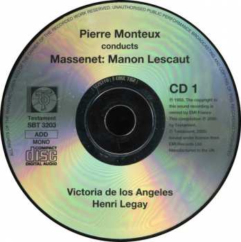 3CD Claude Debussy: Manon / La Demoiselle Élue / Les Nuits D'Été