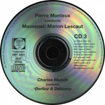 3CD Claude Debussy: Manon / La Demoiselle Élue / Les Nuits D'Été