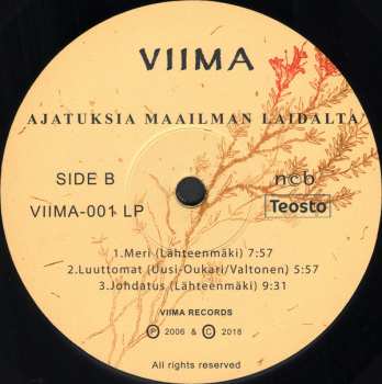 LP Viima: Ajatuksia Maailman Laidalta