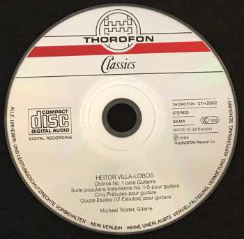 CD Heitor Villa-Lobos: Gitarre Gesamtwerk