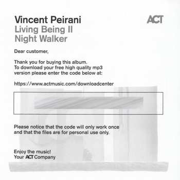 LP Vincent Peirani: Living Being II - Night Walker