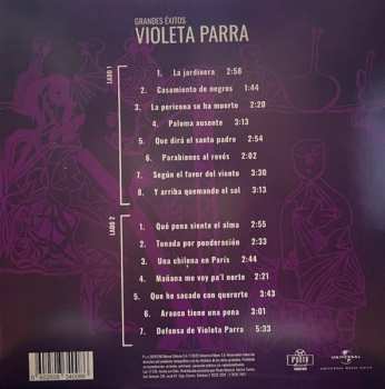 LP Violeta Parra: Grandes Éxitos Violeta Parra