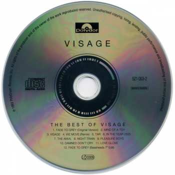 CD Visage: Fade To Grey (The Best Of Visage)