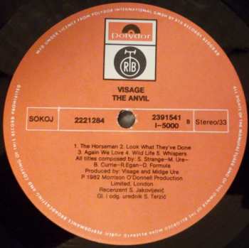 LP Visage: The Anvil