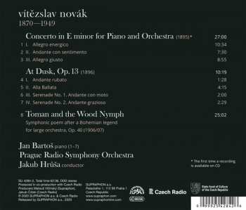 CD Prague Radio Symphony Orchestra: Piano Concerto, Toman And The Wood Nymph
