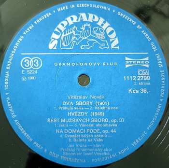 LP Vítězslav Novák: Sbory