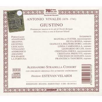 4CD/Coffret Antonio Vivaldi: Giustino