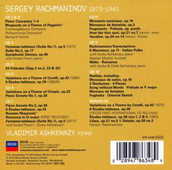 11CD/Coffret Vladimir Ashkenazy: Complete Works For Piano