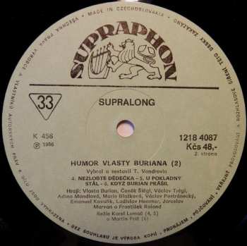 LP Vlasta Burian: Humor Vlasty Buriana 2