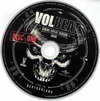 2CD Volbeat: Rewind, Replay, Rebound: Live In Deutschland