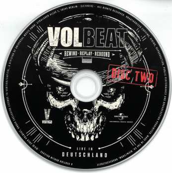 2CD Volbeat: Rewind, Replay, Rebound: Live In Deutschland