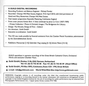 CD Volkmar Andreae: String Quartet In E Flat / String Trio, Op. 29 / Violin Sonata, Op. 4 / Six Piano Pieces, Op. 20