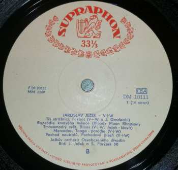 7LP/Coffret Voskovec + Werich: Jaroslav Ježek - V + W (7x10" + BOX + BOOKLET)