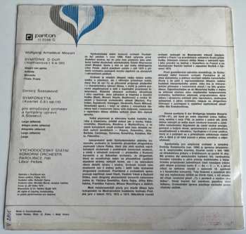 LP Východočeský státní komorní orchestr Pardubice: Wolfgang Amadeus Mozart Symfonie D DUR (Haffnerova) k.s. 385