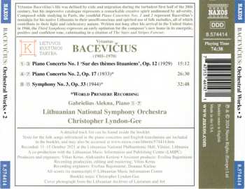 CD Lithuanian National Symphony Orchestra: Orchestral Works • 2